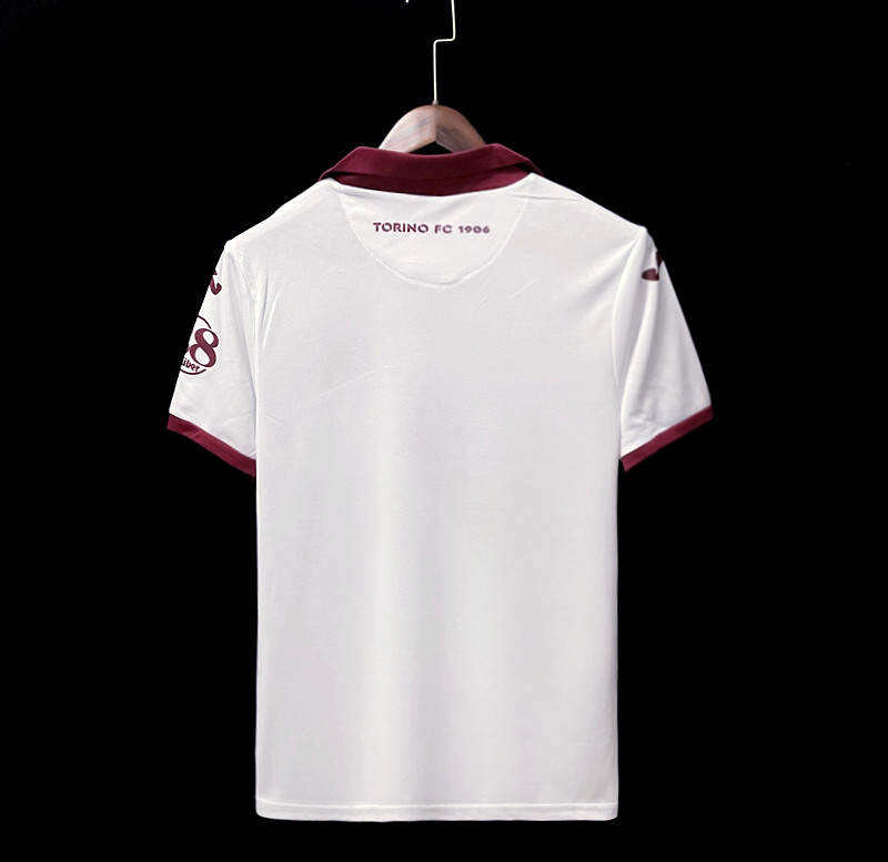 Torino 2223 Away White Soccer Jersey Football Shirt - Official