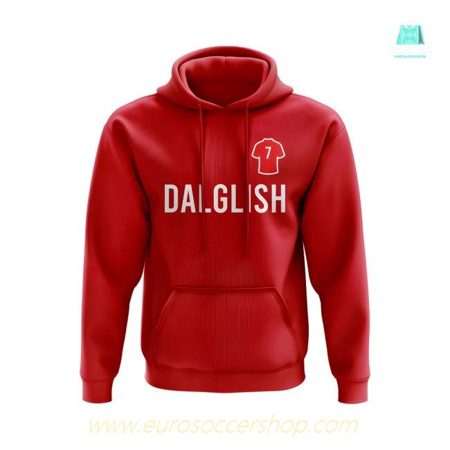 Kenny Dalglish Liverpool Number Hoody (Red)