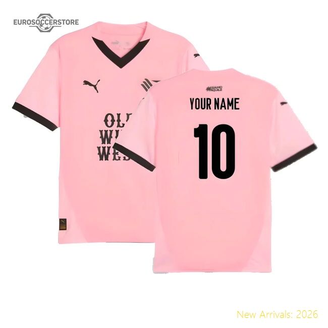 Authentic Genuine 2024-2025 Palermo Home Shirt (Your Name)