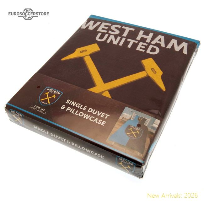 Premium West Ham United Fc Colour Split Single Duvet Set - Premium