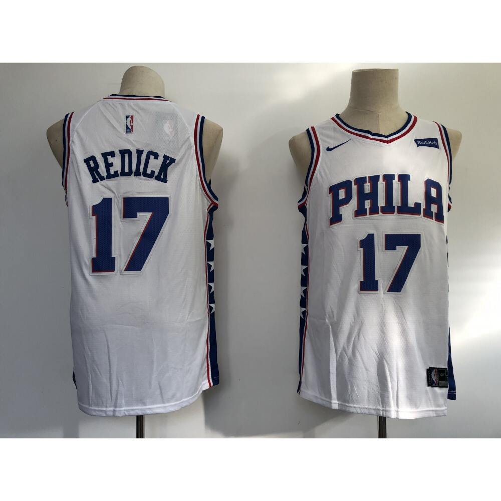 Fan Favorite Premium Men's 76ers #17 JJ White Basketball Jersey