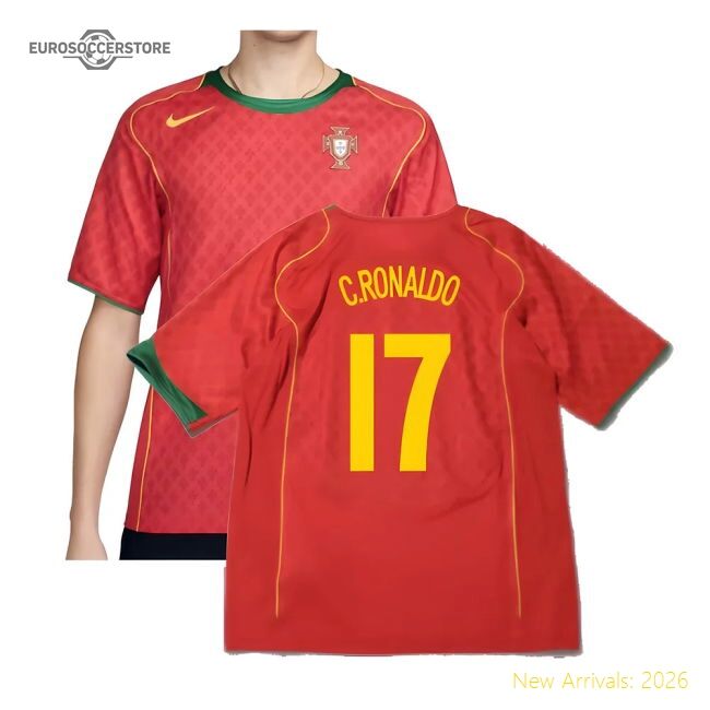 2004-2005 Portugal Home Jersey - Premium Quality Match Style