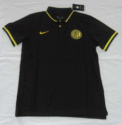Inter Milan Black 2016-17 Polo Shirt - Official Replica 16736