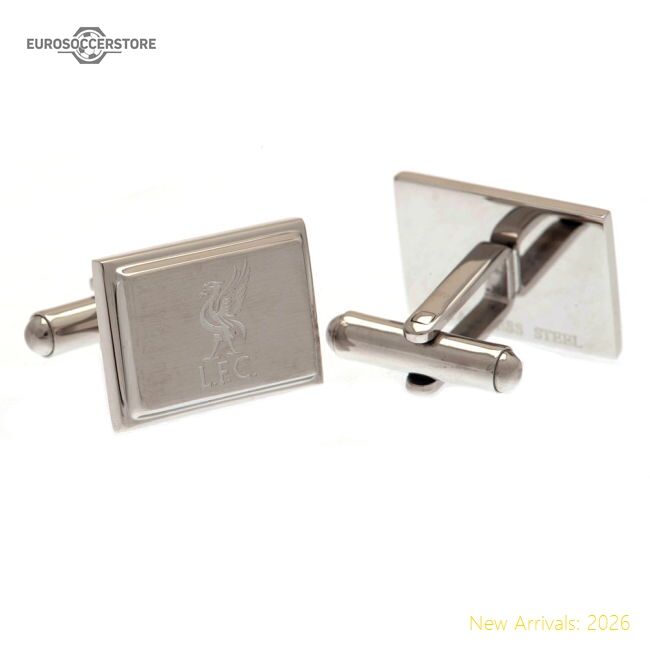 Official Liverpool Fc Stainless Steel Liverbird Cufflinks - Premium