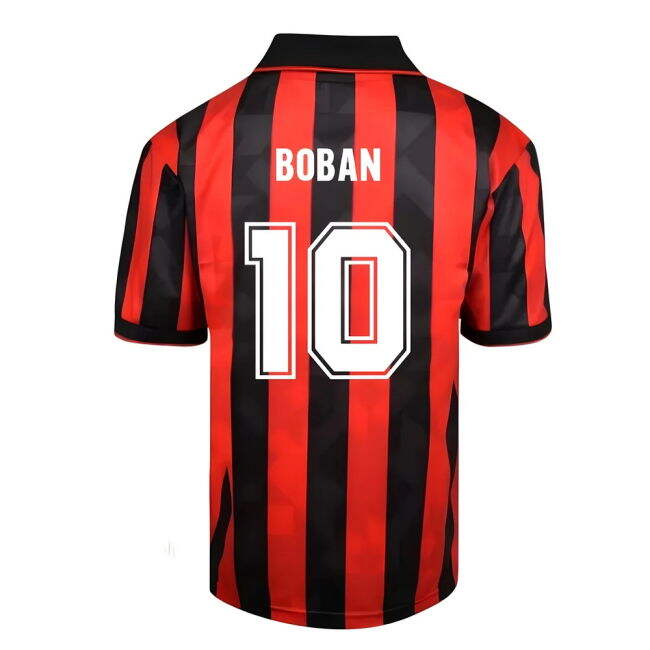 Professional Grade Acm Retro Football Shirt Boban #10 2024-2025 Se...