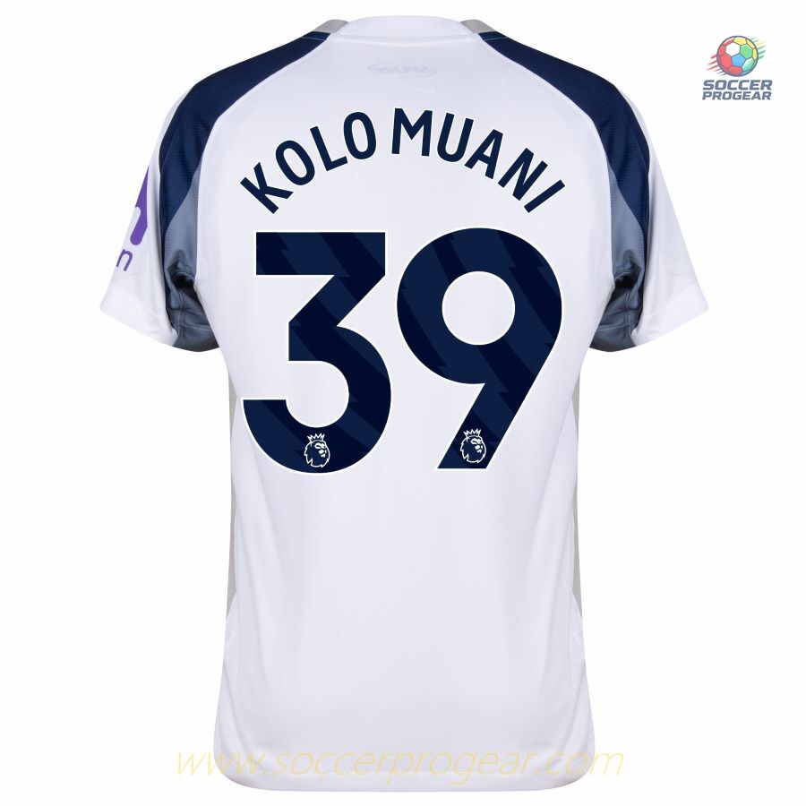Tottenham Home Team Jersey 2025/26 Collection Kolo Muani