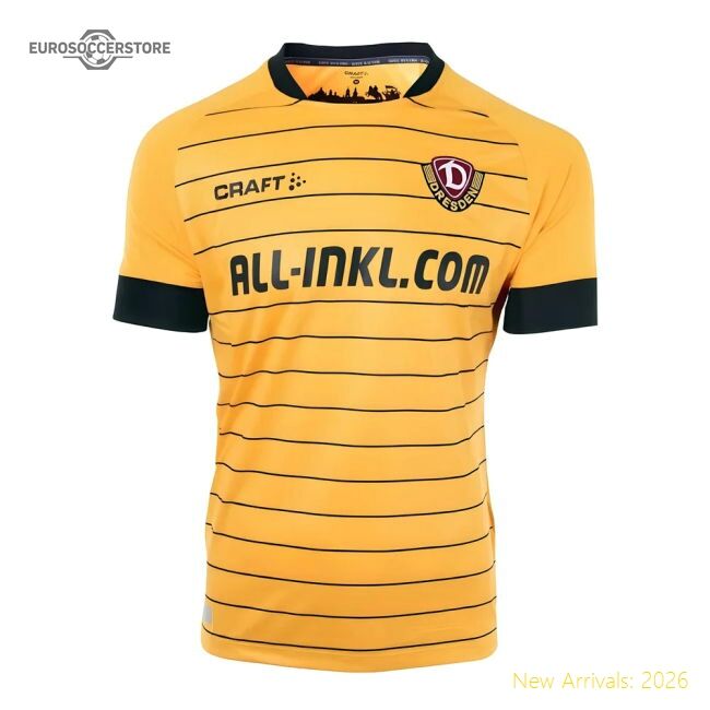 Exceptional 2019-2020 Dynamo Dresden Home Training Jersey