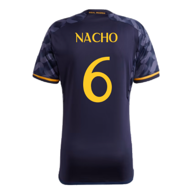 Nacho 6 High Quality Real Madrid 2023-2024 Away Uniform
