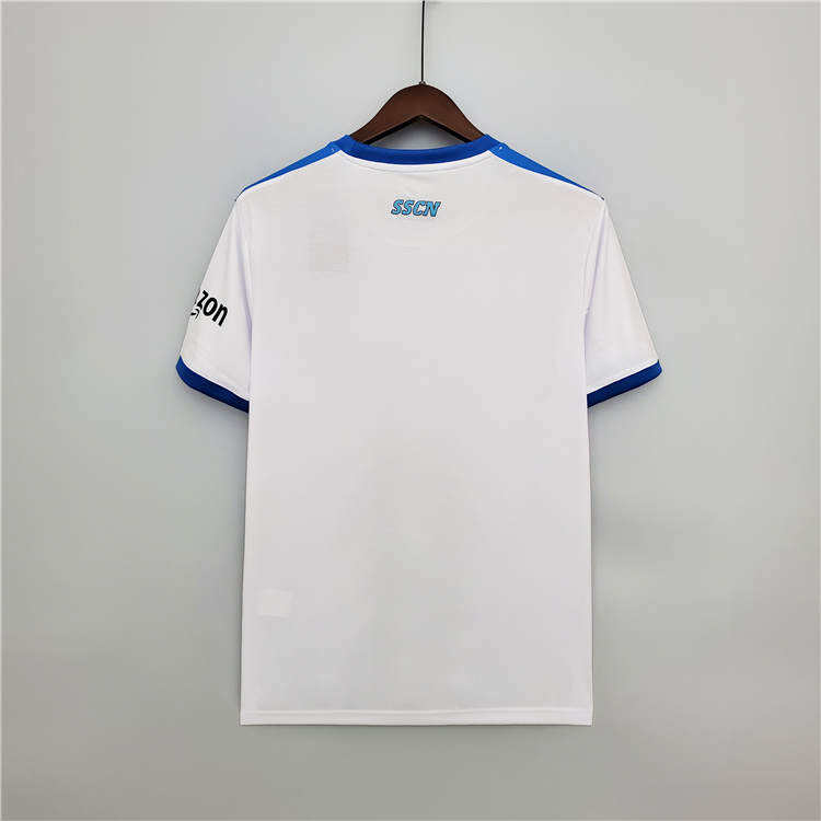 Napoli 21-22 Maradona Commemorative Version White Soccer Jersey