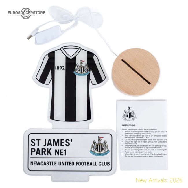 Authentic Newcastle United Fc Led Dual Slide Light - Premium Quality