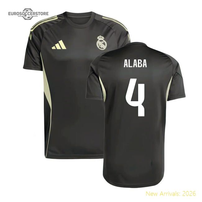 Elite 2025-2026 Real Madrid Training Jersey (utility Grey) (alaba 4)