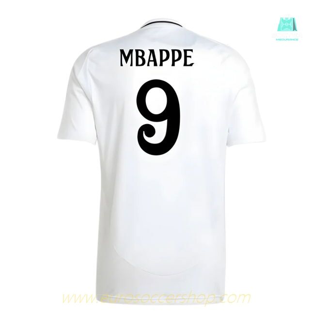 2024-2025 Real Madrid Home Shirt (Mbappe 9)