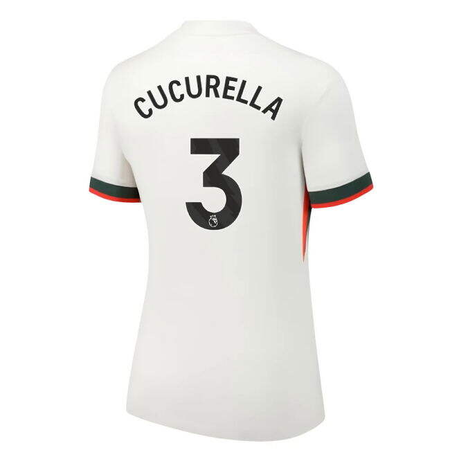 Chelsea Club Sophisticated Away Game Jersey (Cucurella 3) (Womens)