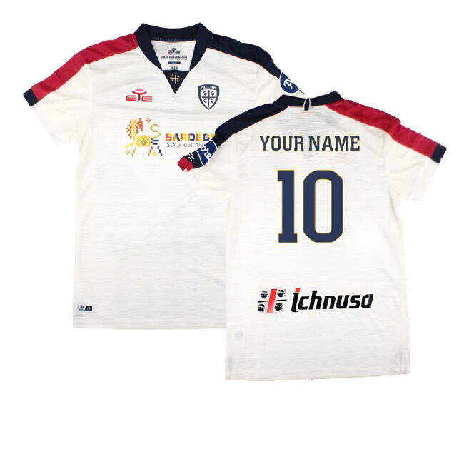 Cagliari Official Away Soccer Jersey - Italian League - Supporter