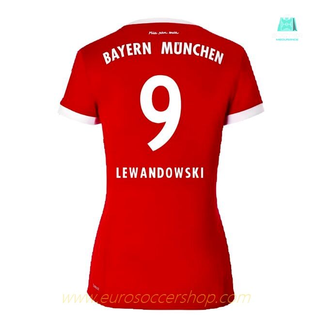 Bayern Munich 2017-18 Womens Home Shirt (XL) ((Excellent) XL) (Lewandowski 9)