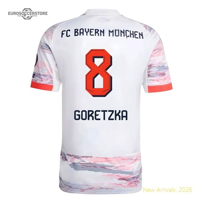 Popular 2025-2026 Bayern Munich Away Shirt (Goretzka 8)