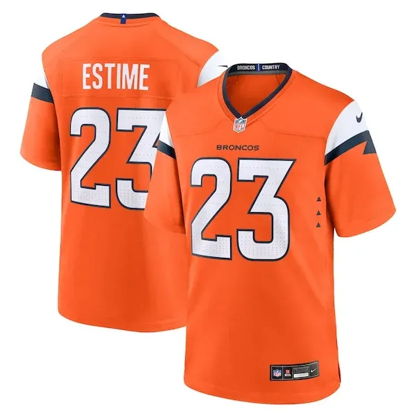 None Game NFL Jersey - Orange | Performance Football Apparel