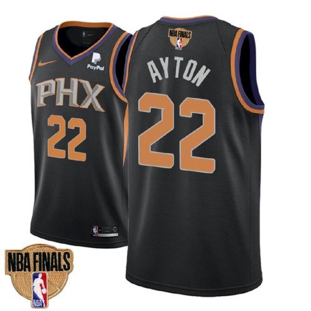 Performance Game-Ready Men's Suns #22 Deandre Black Basketball Jersey