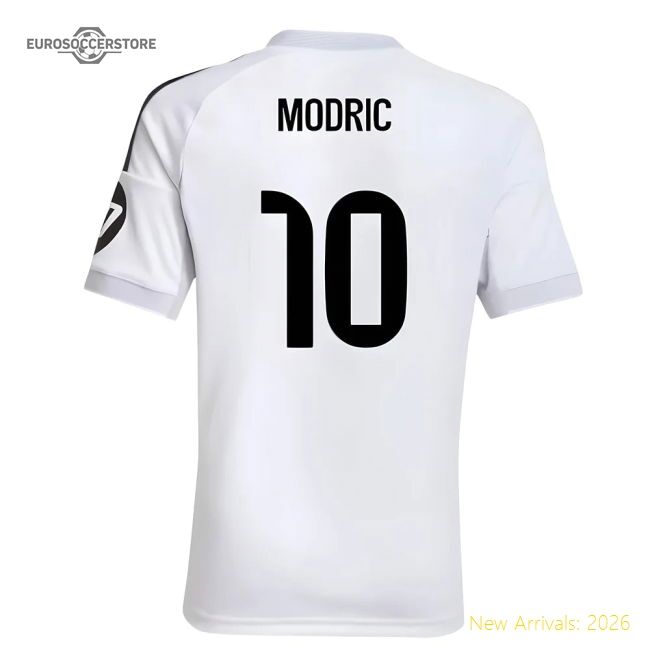 Premium-grade 2025-2026 Real Madrid First Jersey (kids) (modric 10)