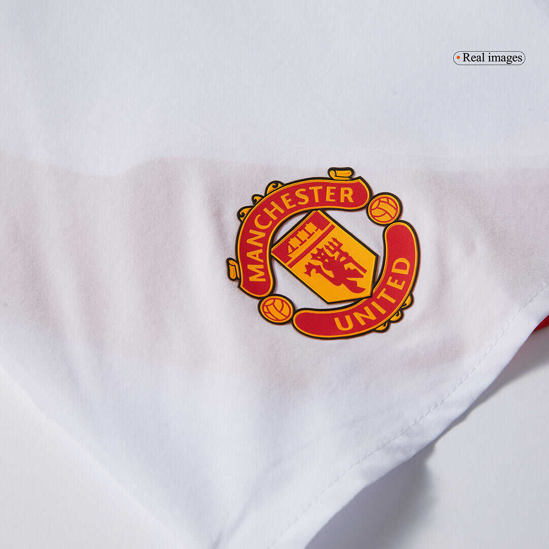 Manchester United Home Authentic Soccer Shorts