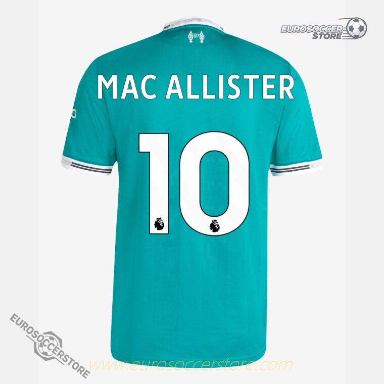 MAC ALLISTER's No. 10 Liverpool Third Jersey 25-26 (Player Version)