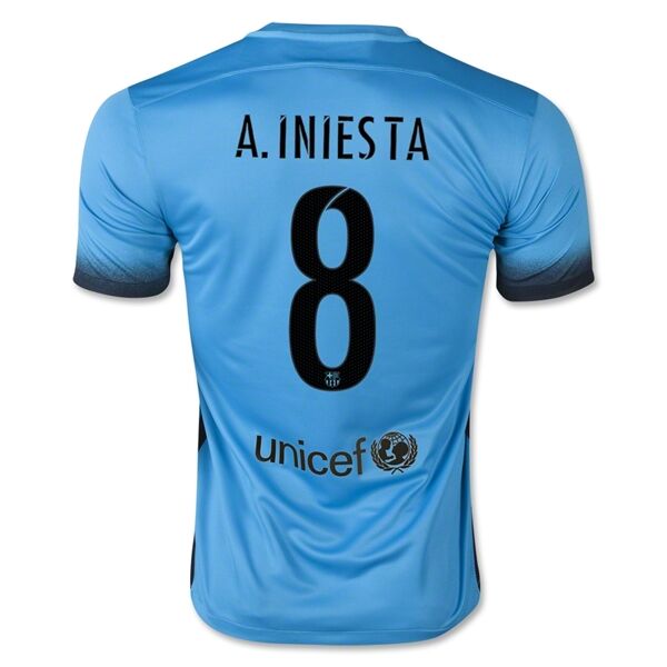 Barcelona 201516 Third A INIESTA 8 Soccer Jersey - Official Replica