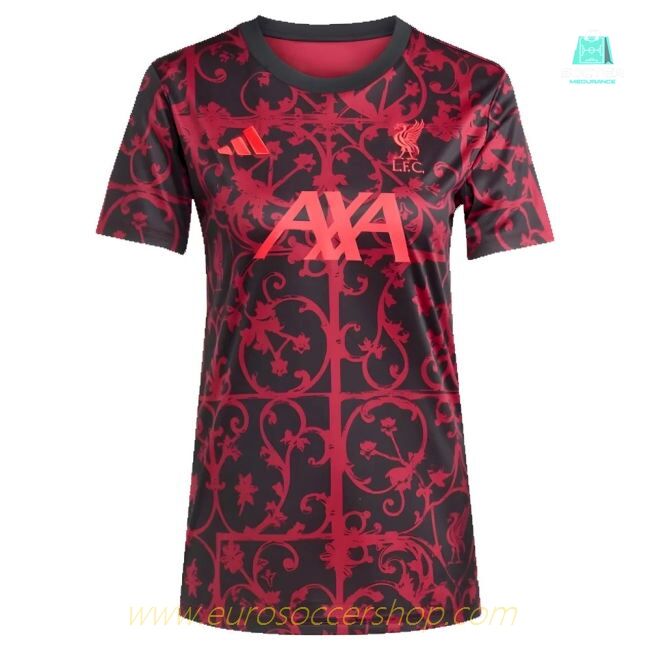 2025-2026 Liverpool Pre-Match Shirt (Black) - Womens