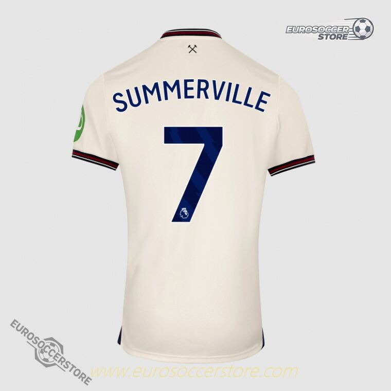 West Ham United 25-26 Away SUMMERVILLE 7 Jersey