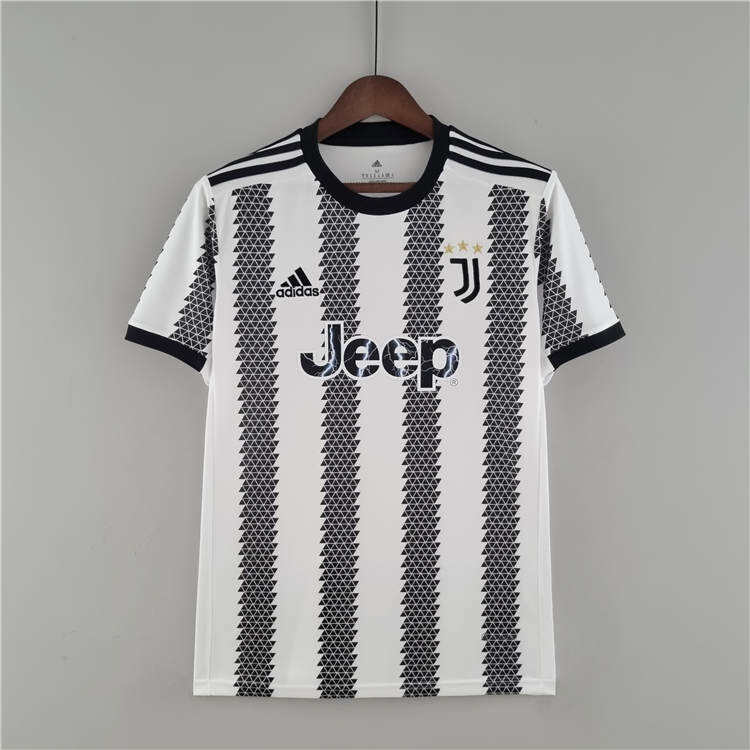 2223 Juventus Home WhiteBlack Soccer Jersey Football Shirt - Official