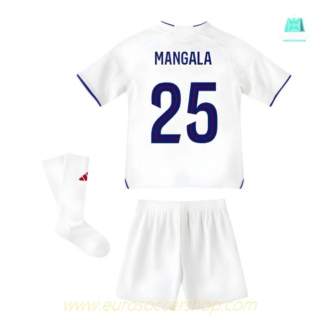 2025-2026 Olympique Lyon Home Mini Kit (Mangala 25)
