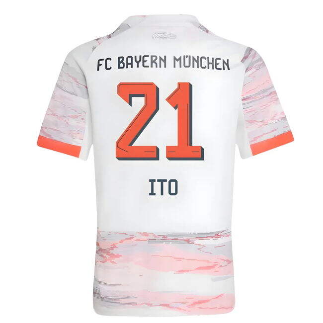 2025-2026 Bayern Away Shirt - Kids (Ito 21) Antibacterial