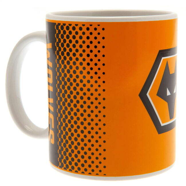 Wolverhampton Wanderers FC Fade Mug - high quality