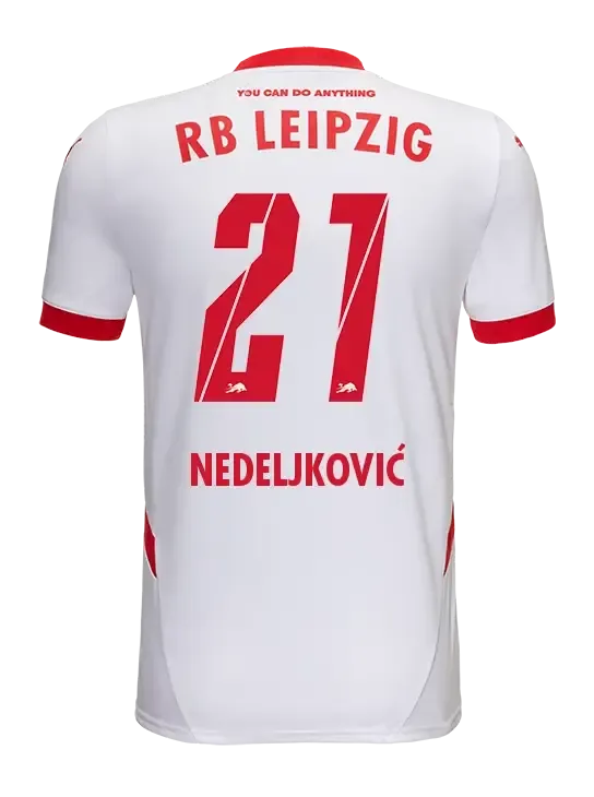RB Leipzig 24-25 Season Home Jersey with NEDELJKOVIĆ 21 Printing