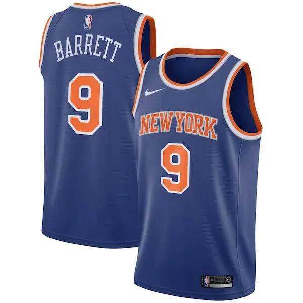RJ Barrett NYK Swingman Jersey - exclusive NBA - Blue game-day