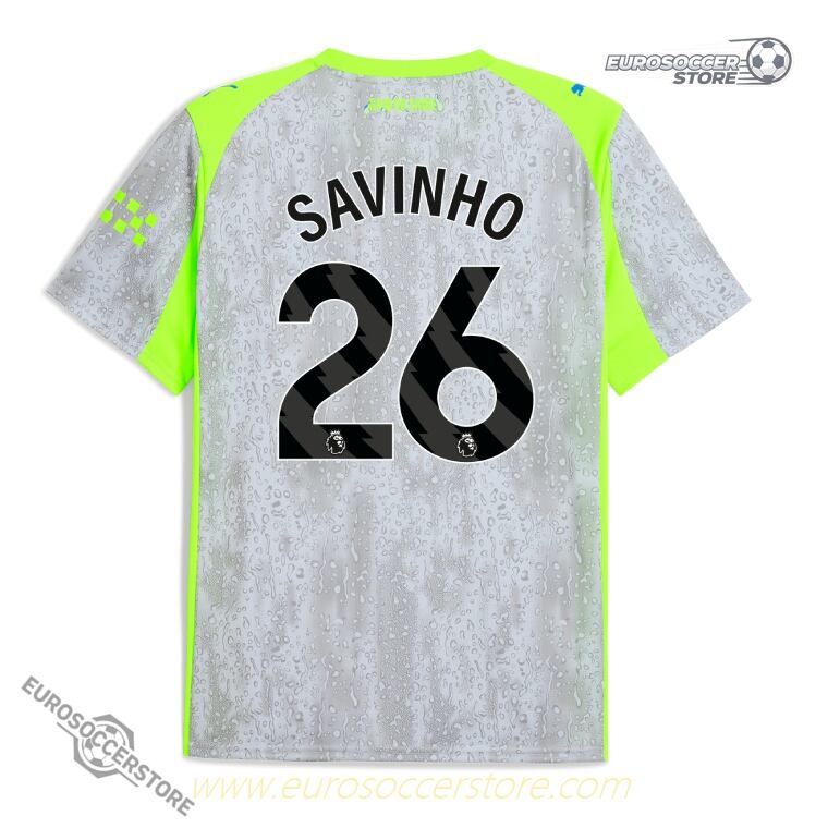 SAVINHO's Number 26 Third Jersey for Manchester City in the 25-26 Season