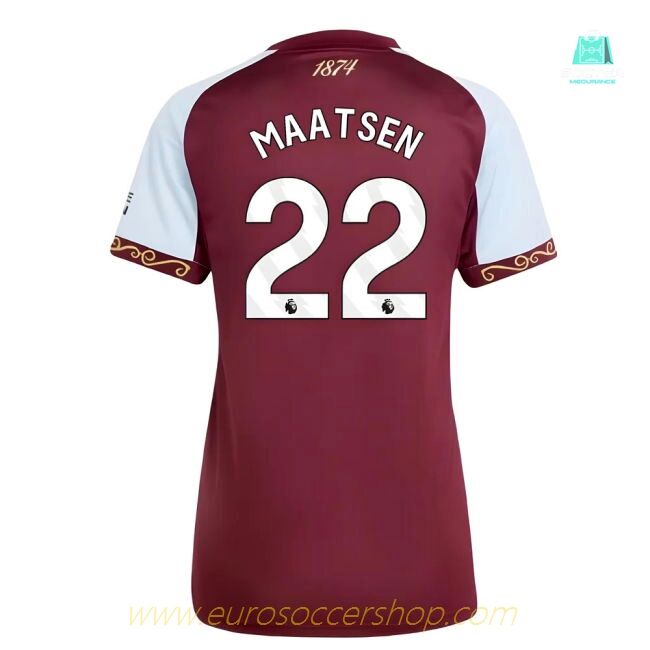 2025-2026 Aston Villa Home Shirt (Womens) (Maatsen 22)