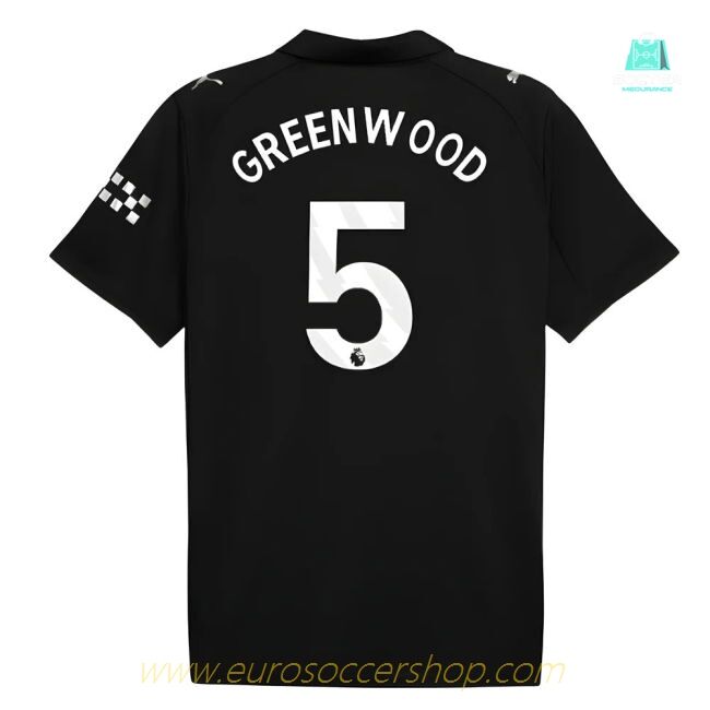 2025-2026 Man City Away Shirt (Greenwood 5)