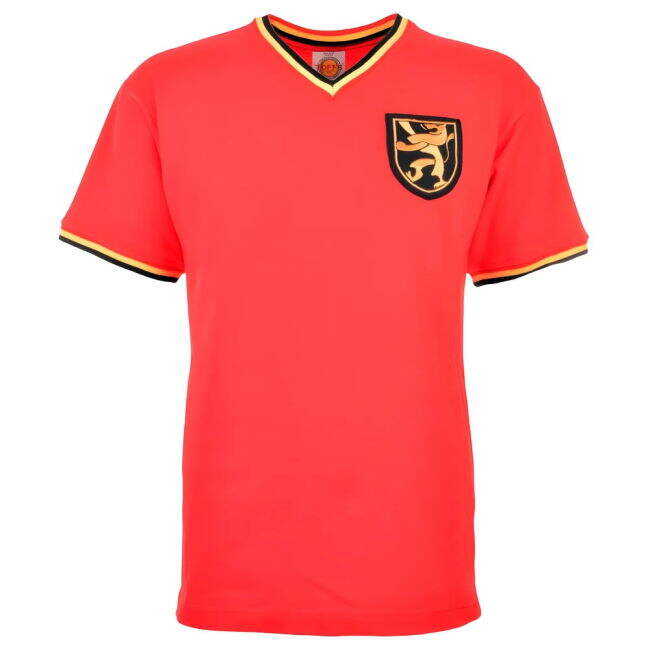 Low Cost Belgium 1970s Away Retro Football Shirt Classical