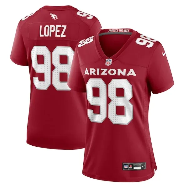 None Game NFL Jersey - Cardinal | Game-Day Football Apparel | NFL Foot