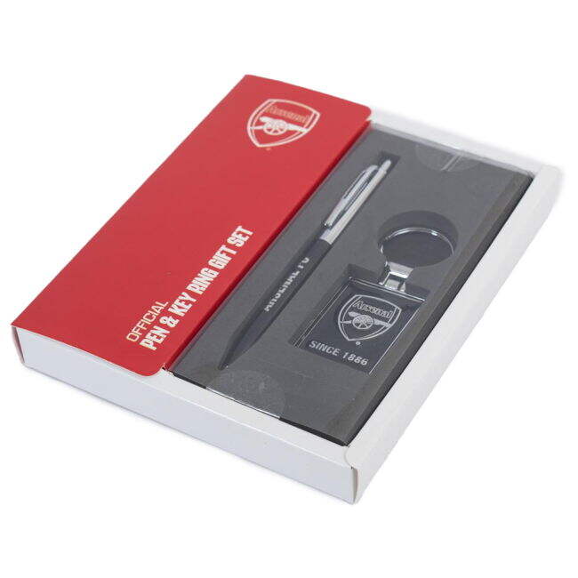 Arsenal FC Pen & Keyring Set - premium