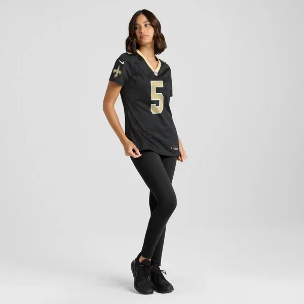 New Orleans Saints Game Football Jersey - Black S | team apparel