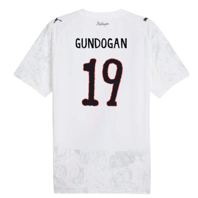 2025-2026 KIDSUPER x Manchester City CWC Shirt (White) (Gundogan 19)