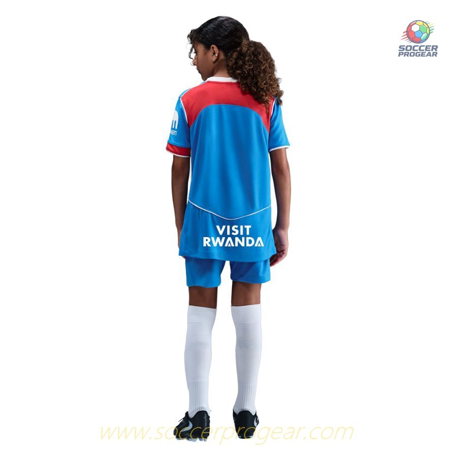 2025-2026 Season Atletico Madrid Third Kids Edition Soccer Uniform Soccer Football Shirt