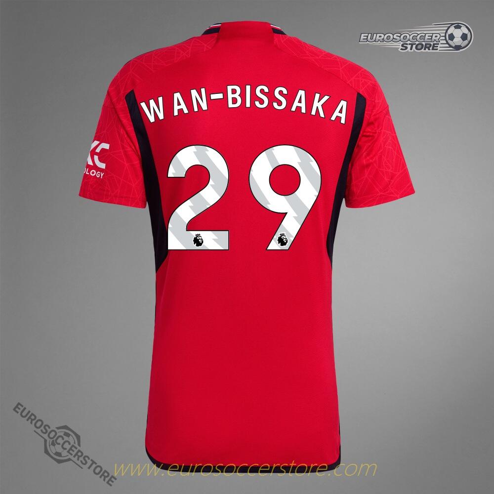 23-24 Season Manchester United Home Jersey No.29 WAN-BISSAKA