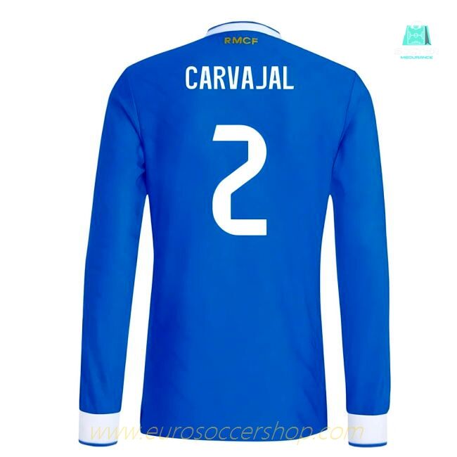 2025-2026 Real Madrid Authentic Long Sleeve Third Shirt (Carvajal 2)