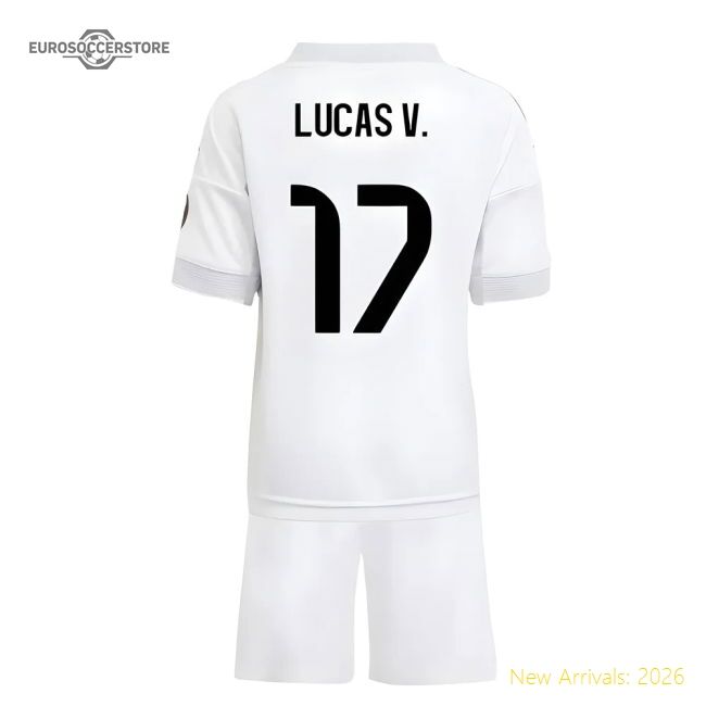 Elite 2025-2026 Real Madrid Home Mini Kit (lucas V 17)