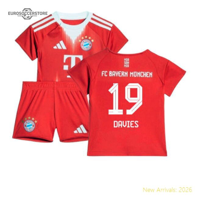 2025-2026 Bayern Munich Home Baby Kit (davies 19) - Supporter Edition