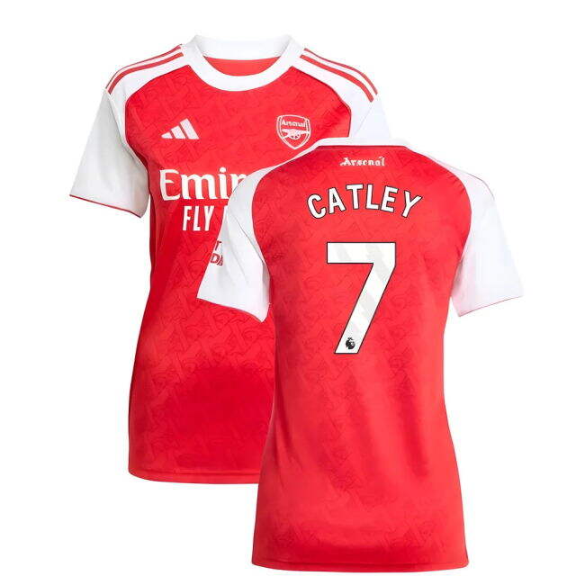 2025-2026 Arsenal Home Shirt (Womens) (Catley 7) (Collector's Item)