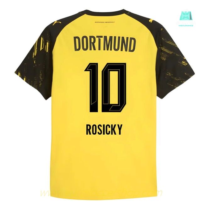 2025-2026 Borussia Dortmund Authentic Home Shirt (Rosicky 10)