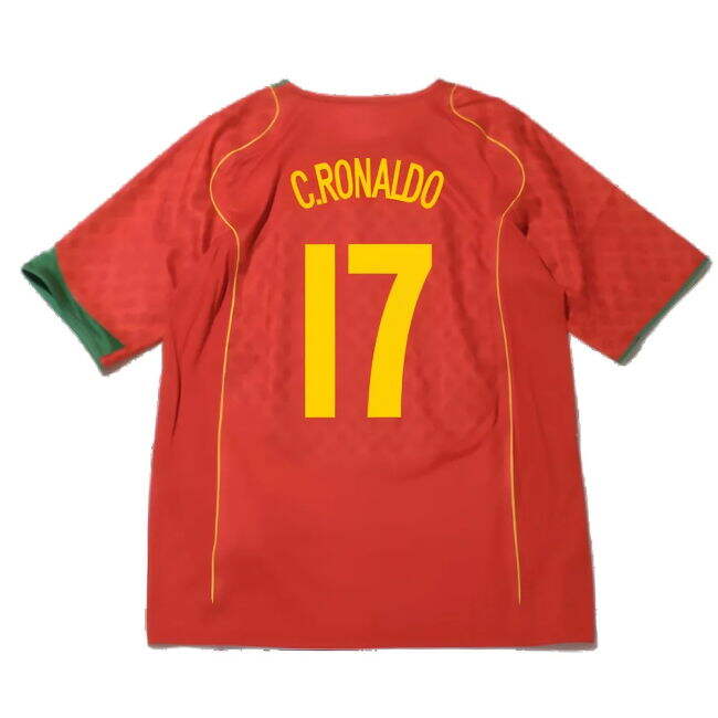 Genuine Copy Portugal Home Fan Jersey for Adults (Portugal 2004) (1)